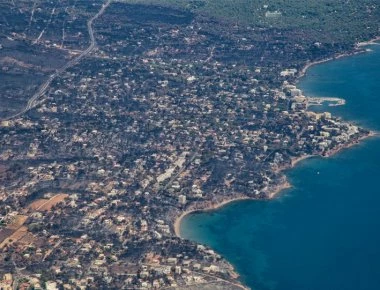 Για 70% καταστροφή της επιφάνειας κάνει λόγο το Εθνικό Αστεροσκοπείο Αθηνών- Δείτε το χάρτη (φωτο)